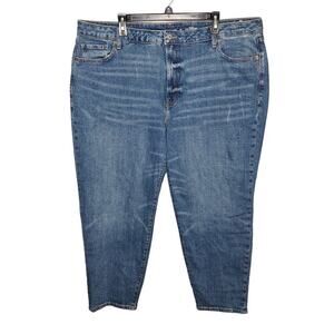 Old Navy OG Straight High Rise Jeans 22 Medium Wash Secret Smooth Pockets Plus